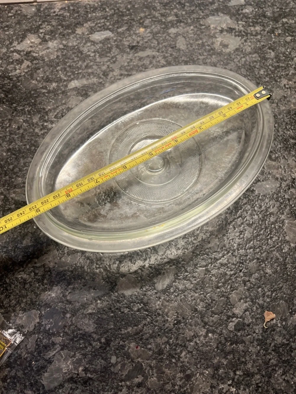 Pyrex /Corningware Replacement lid. Clear Glass Oval Lid - Vintage Style